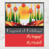 Holiday within the Pines! Wijn Etiket (Enkel label)