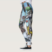 Holiday Wolves Leggings (Links)