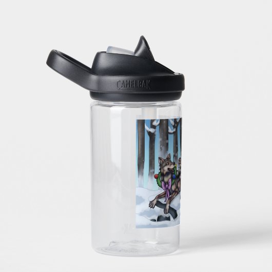 Holiday Wolves Waterfles (Rechts)