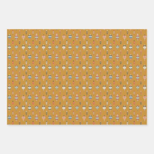 Holiday Wrapping Paper Flat Sheet Set of 3 (Voorkant)