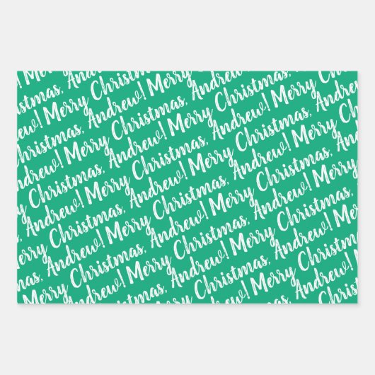 Holiday Wrapping Paper Set of 3 Sheets (Voorkant 3)