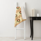 Holiday Wreath Knit Sherpa Deken (In situ)