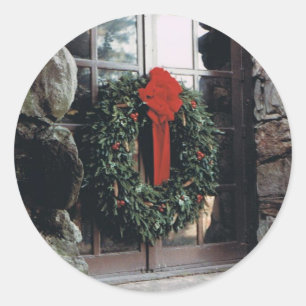 Holiday Wreath Sticker