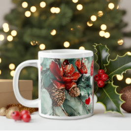 Holidays Mood  Bone China Mug Extra Grote Beker