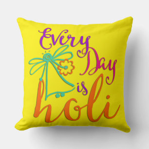 HoliES - Elke dag is Holi + je rug. en ideeën Kussen