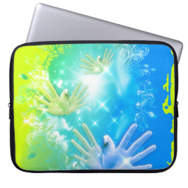 holiES - Flying Hands Pigeons ART Laptop Sleeve