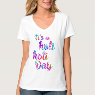 holiES - HET IS EEN HOLI HOLI DAG + je rug. T-shirt