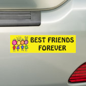 holiES - HOLI BEST FRIENDS + uw ideeën Bumpersticker (Op auto)