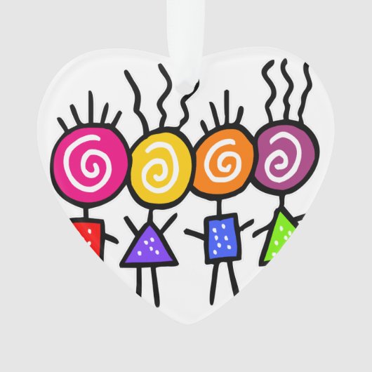 holiES - HOLI BEST FRIENDS + uw ideeën Ornament (voorkant)