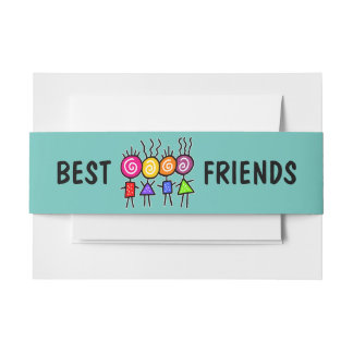 holiES - HOLI BEST FRIENDS + uw ideeën Uitnodigingen Wikkel