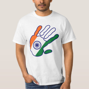 holiES - India Vlag Hand T-shirt
