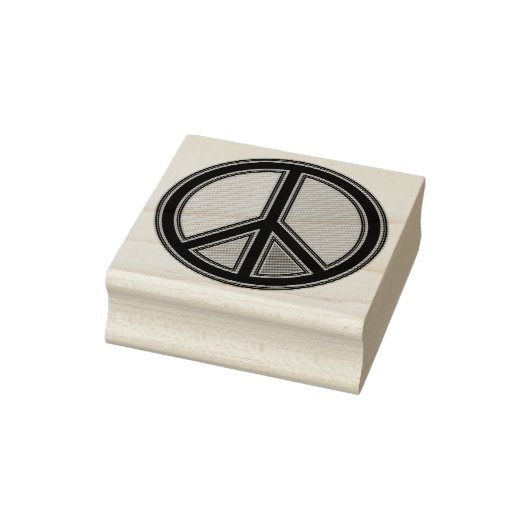 holiES - kleurrijk PEACE-teken + uw ideeën Rubberstempel (Stempel)
