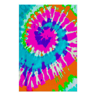 holiES - Spiral batik Style Perfect Poster