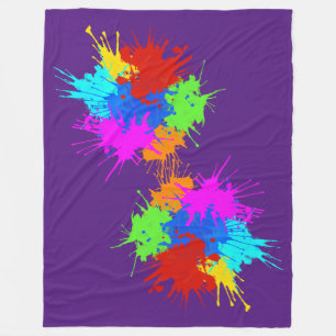 holiES - Splashes 2 + uw ideeën Fleece Deken