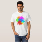 holiES - Splashes 2 + uw ideeën T-shirt (Voorkant volledig)