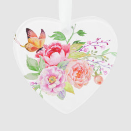 holiES - Waterverf Spring Flowers Bouquet 2 Ornament