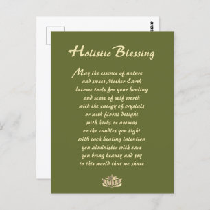 Holistic Blessing Briefkaart