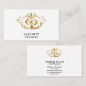 Holistic Celestial Moon Third Eye Yoga Business Ca Visitekaartje (Voorkant / Achterkant)