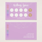 Holistic design Loyalty Card  (Devant & derrière)