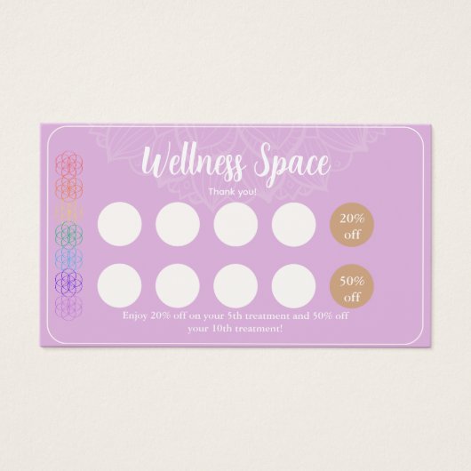 Holistic design Loyalty Card  (Devant)