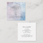 Holistic Healing Lotus Flower Visitekaartje (Voorkant / Achterkant)