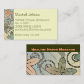 Holistic Massage Therapy Visitekaartjes (Voorkant / Achterkant)