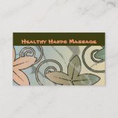 Holistic Massage Therapy Visitekaartjes (Achterkant)