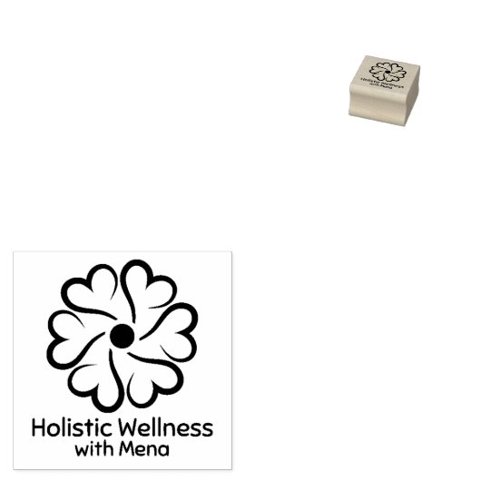 Holistic Wellness Rubberstempel (Gestempeld)