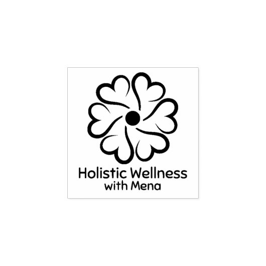 Holistic Wellness Rubberstempel (Afrduk)