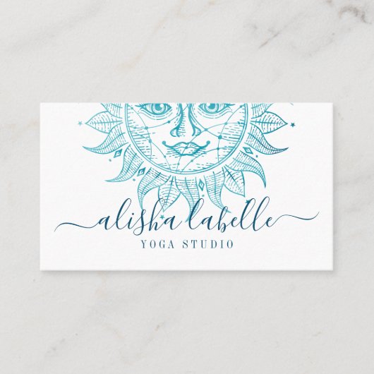 Holistische en mooie Keltische zonnezijde en sterr Visitekaartje (Voorkant)