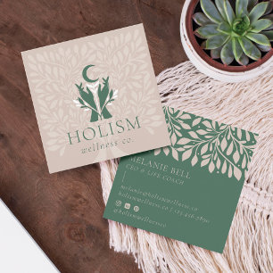 Holistische Gezondheid & Wellness Helende Handen C Vierkante Visitekaartje