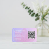 Holistische Gezondheid Yoga Instructeur Visitekaartje (Staand voorkant)