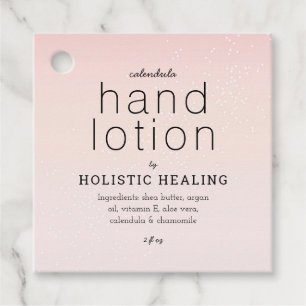 Holistische Healing Spa Product/Prijs Label