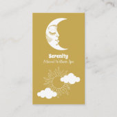 Holistische hemelse zon & maan visitekaartje (Voorkant)