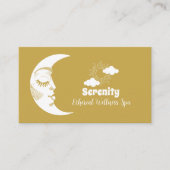 Holistische hemelse zon & maan visitekaartje (Voorkant)