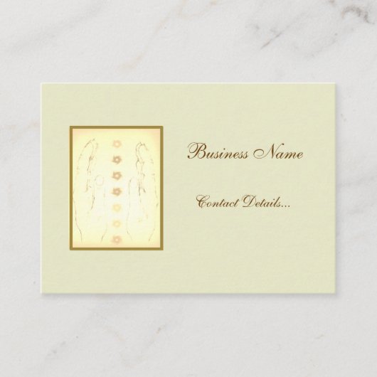 Holistische ontwerpbenoeming afsprakenkaartje (Voorkant)