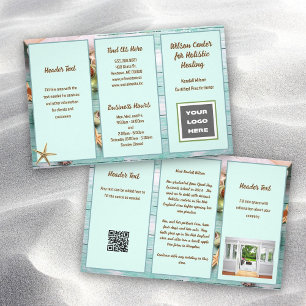 Holistische Spa Retreat Kleine Vouwbrochure Flyer