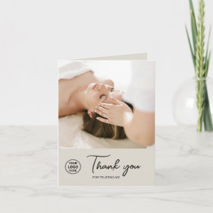 Holistische therapeut Gezondheidscoach Neutraal Be Bedankkaart