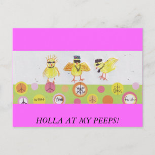 HOLLA BIJ MIJN DIEPEN! BRIEFKAART