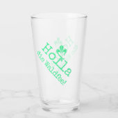 Holla, die Waldfee! Fleur de lis Glas (Achterkant)