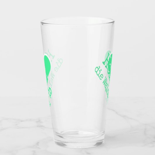 Holla, die Waldfee! German expression Glas (Links)