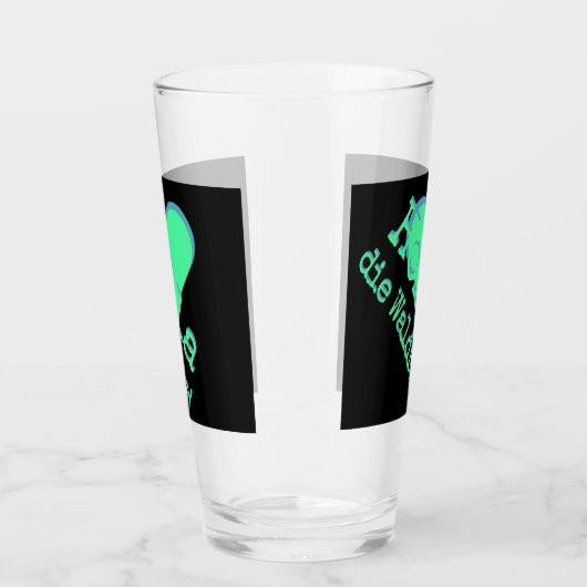 Holla, die Waldfee! Spruch Glas (Links)