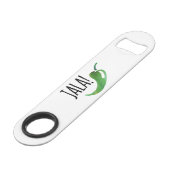 Holla Jalapeno Funny Bottle Opener Speed Flessenopener (Voorkant Gekanteld)