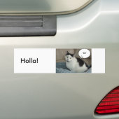 Holla /Raise de Roof! hallo Bumpersticker (Op auto)