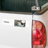 Holla /Raise de Roof! hallo Bumpersticker (Op Truck)