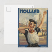  Holland Air Travel Feestdagenkaart (Voorkant / Achterkant)