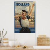  Holland Air Travel Poster (Keuken)