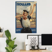  Holland Air Travel Poster (Thuiskantoor)