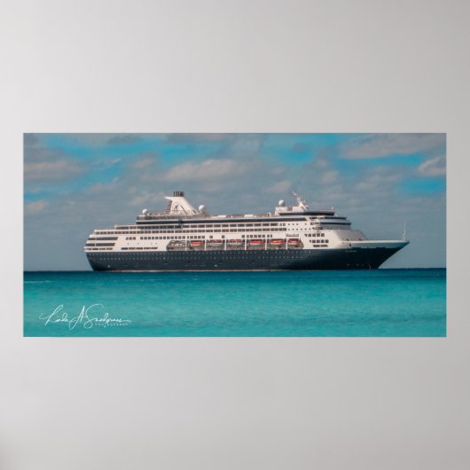 Holland America Cruise Ship Poster (Voorkant)