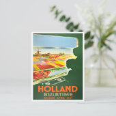 Holland bulbtime vintage Briefkaart (Staand voorkant)
